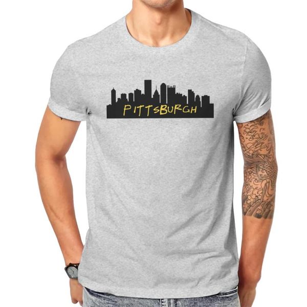 

men's t-shirts men skyline netherlands city vintage, White;black