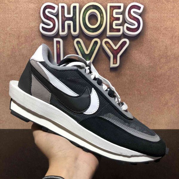 

black ldv wafflmulti men women casual shoes undercover x wolf grey-black mens breathe sneakers with box 47yw