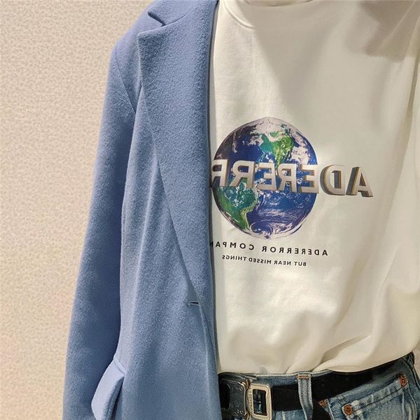 

men's t-shirts male shirt harajuku streetwear cotton of cartoon men, White;black