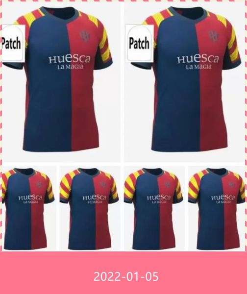 

2021 2022 sd huesca soccer jerseys dla de aragun shirtsfutbol insua #10 cristo okazaki sergio gomez raba football shirts, Black;yellow