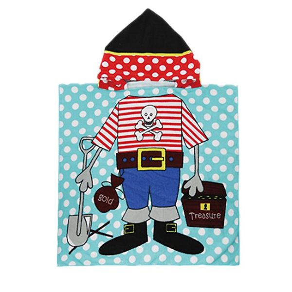 

towel kids cartoon bath baby boys girls hooded beach children swimming cloak