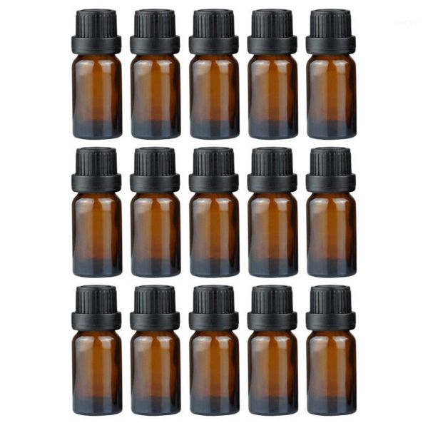 

storage bottles & jars 20pcs 5ml glass essential oil cosmetic container brown