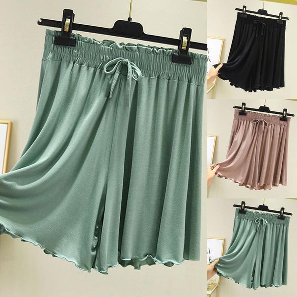 

women's shorts summer loose sport fashion high-waisted wide-legged for sportspants trousers spodenki damskie, White;black