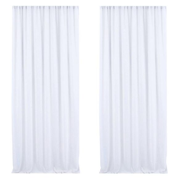 

curtain & drapes 2pcs simple wedding party draperies stage engagement