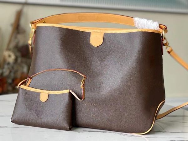 

realfine888 bags 5a quality graceful mm delightful trianon pm shoulder handbag for women with dust bag box