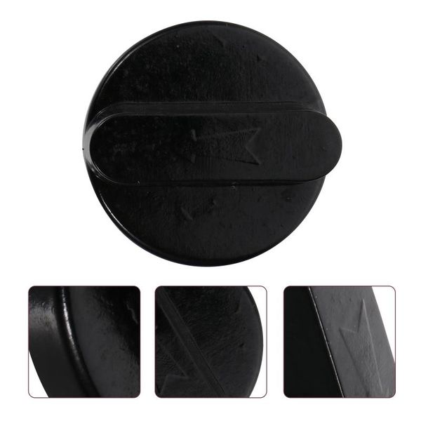 

smart home control 10pcs gas stove knobs switch buttons range accessories (black)