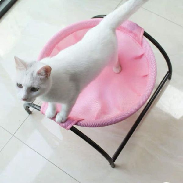 

cat beds & furniture luxury pet hanging bed house round soft hammock cozy rocking chair detachable cradle for cats dog nest mat