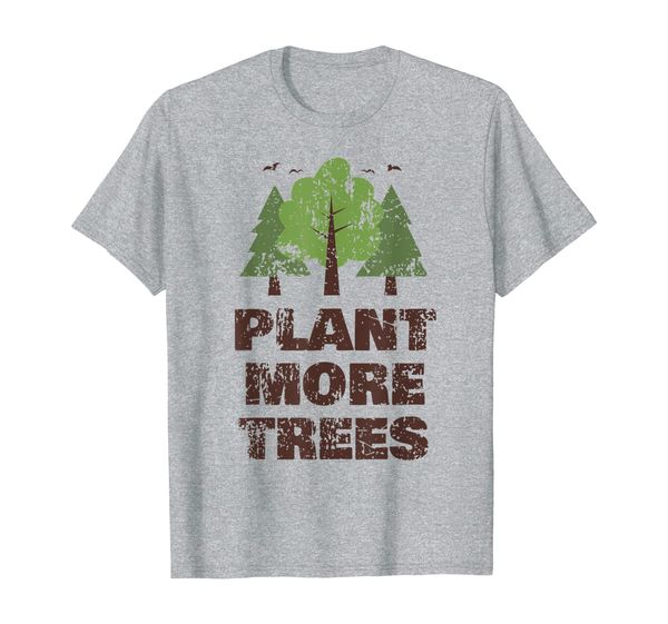 

earth day plant more trees t-shirt, White;black