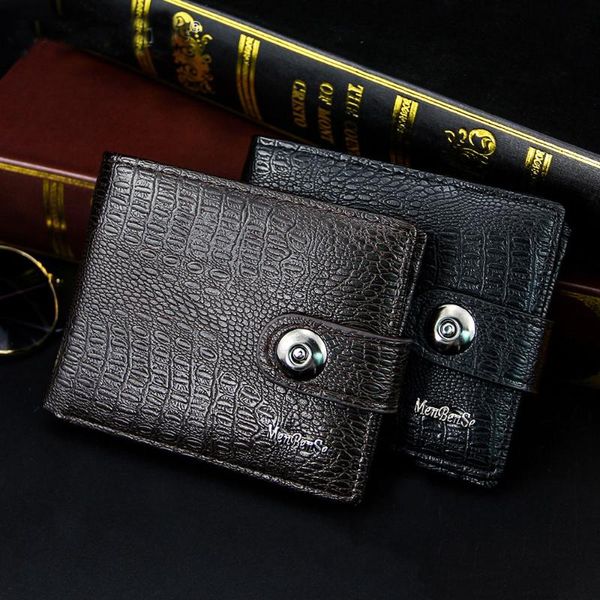 

wallet for men made of natural leather short men's wallets male money clip small carteira masculina couro erkek bag, Red;black