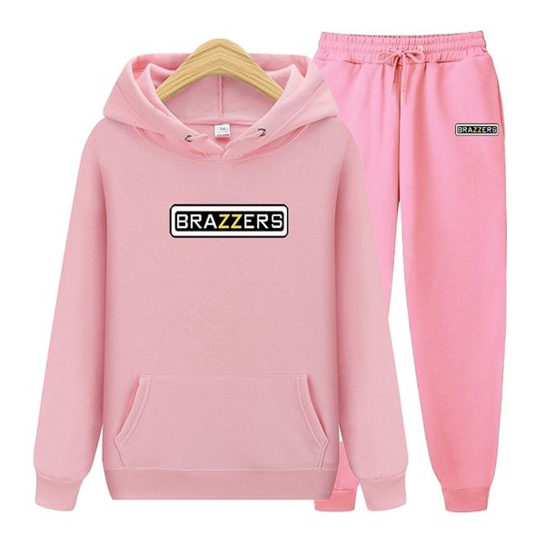 

fall 2021 fashion brand new sweater+trousers two-piece casual wear men's suit 2021, Black
