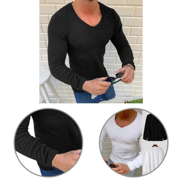 

men's casual shirts pullover terrific slim autumn base shirt anti-shrink solid color for school, White;black
