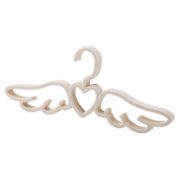 

hangers & racks 5 pcs plastic cloth angel love wings shaped multifunctional underwear hanger rack for daily clothing store j2y