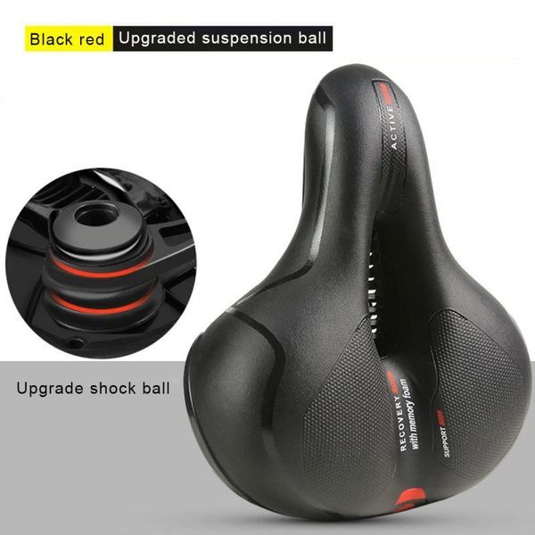 

bike saddles breathable bicycle saddle reflective accessories wide comfy cushioned comfort mtb road seat soft cycling mat wholesale