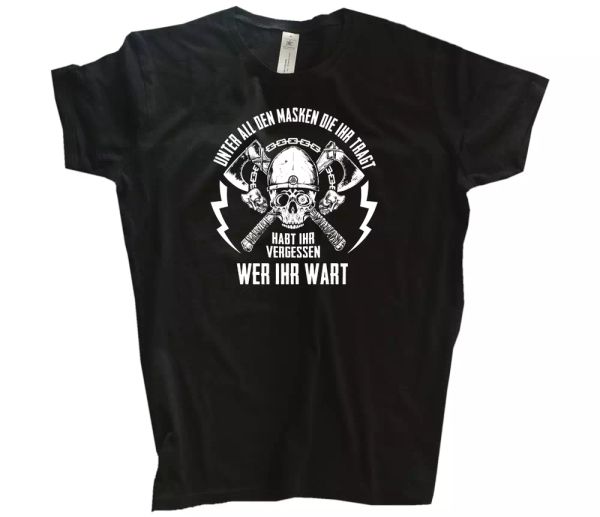

among all the masks you wear you forget who you were t-shirt s-3xl, White;black