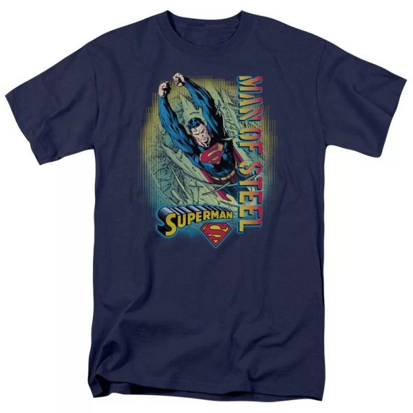 

Superman Breakthrough T-Shirt DC Comics Sizes S-3X NEW, White;black