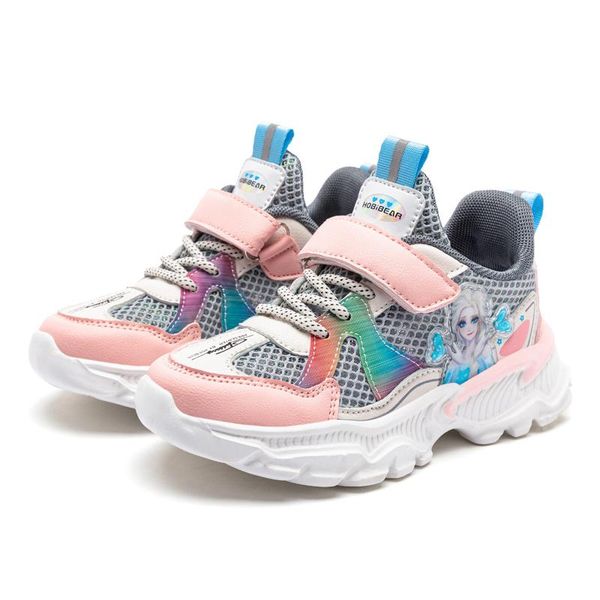 

athletic & outdoor kids sports sneakers boys gilrs running footwear children cute princess spring autumn comfortable shoes, Black