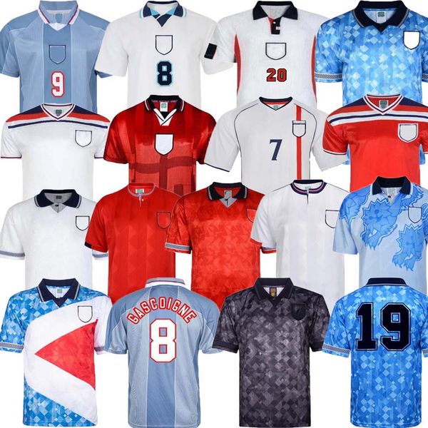 

retro classic gascoigne 1990 1992 1994 1998 2002 world cup england soccer jerseys shearer 1980 1982 1989 vintage 1996 beckham shearer owen g, Black;yellow