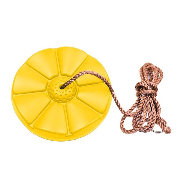 

kids outdoor garden swing seat toys children's with petals sports climbing rope disc 11inch swings accessories
