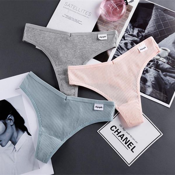

women's panties 3pcs seamless pants jampanes style sports breathable and comfortable threaded cotton high cross ladies soft briefs, Black;pink
