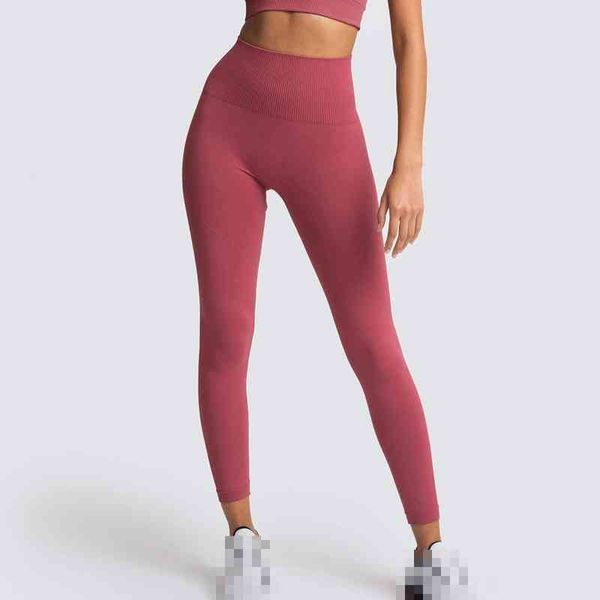 

breathable gym yoga pants high elasticity fitness leggings women seamless quick-drying exercise deportiva pantalones de mujer 210514, Black