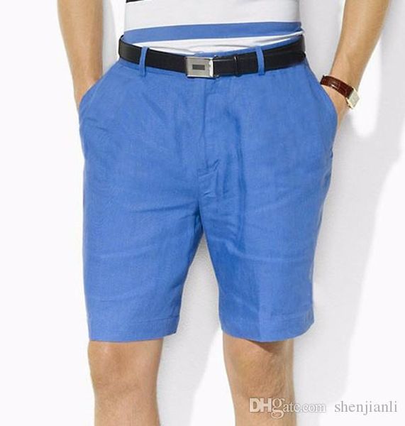 

high-quality cotton men's shorts men's fashion casual shorts male pony ball short 6 colors size m-xxxl, White;black