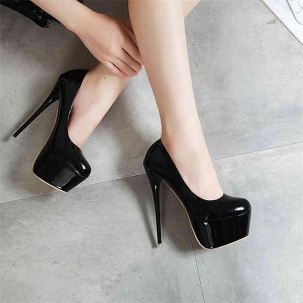 

dress shoes ollymurs-sapato de salto alto feminino, pele cobra, 16 cm, sensual, bico arredondado, tamanho gran 42 se2f, Black