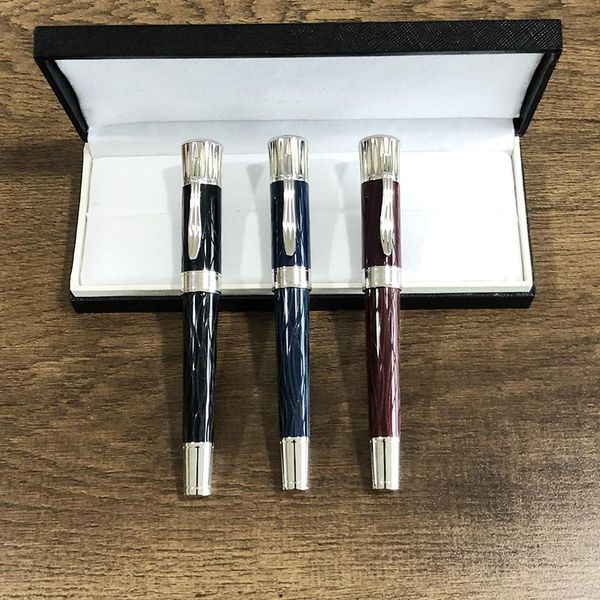 

mark twain gel pens korean stationery kawaii office supplies ballpoint pen signature, Blue;orange
