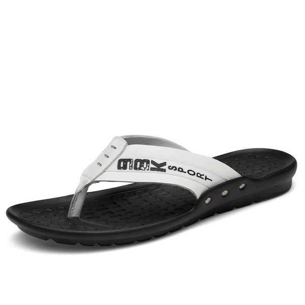 

slippers sandale 2021 sandales bulk beach hombre genuino transpirables piscine size sandalet teenslippers men verano rasteira flip-flops, Black