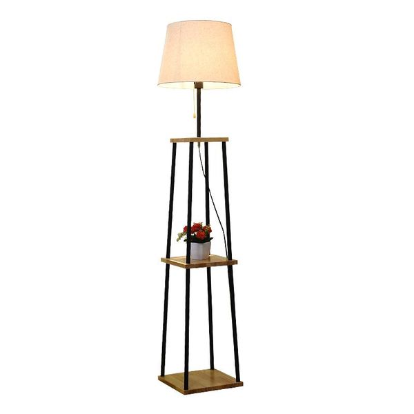 

nordic modern design led light el living room bedroom fabric iron art japanese wood floor lamp use for reading lamps