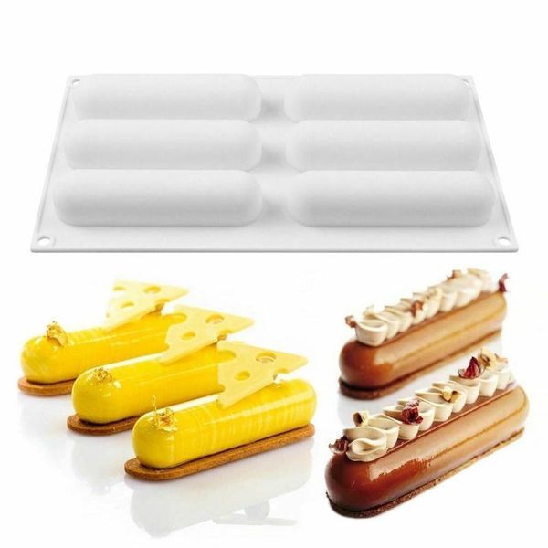 

long strip finger biscuit french dessert silicone cake mold for baking mould mousse pan bakeware moule pastry decoration tools &