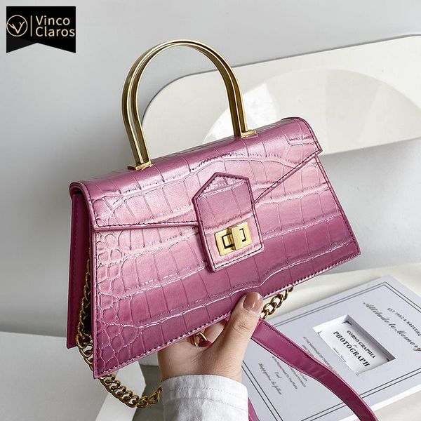 

alligator pu leather shoulder bag fashion crossbody bags for women purses and handbags luxury designer sac a main