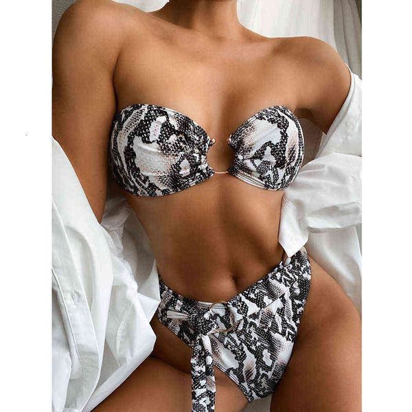 

bikini push up bikini set swimsuit female bandeau swimwear women bathing suit swimming suit for women thong biquini, White;black