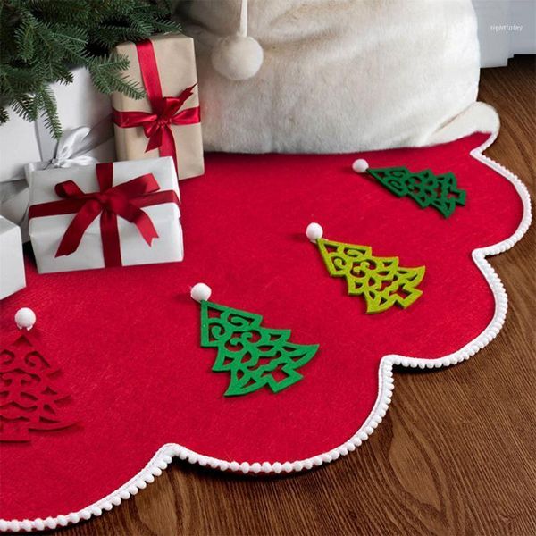

christmas decorations tree skirt red rug holiday skirts for home party supplies creates atmosphere xmas decoration ornament1
