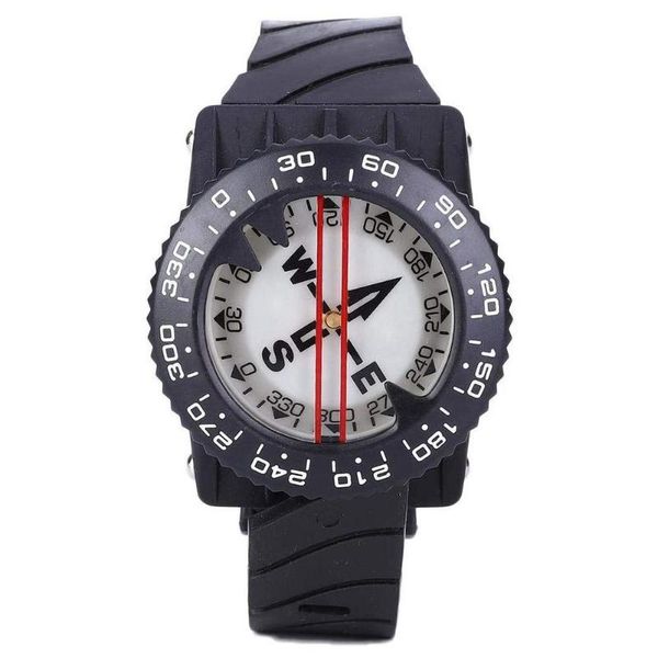 

outdoor gadgets 50m waterproof diving compass underwater caving camping watchband wristband with dial scuba fluorescent