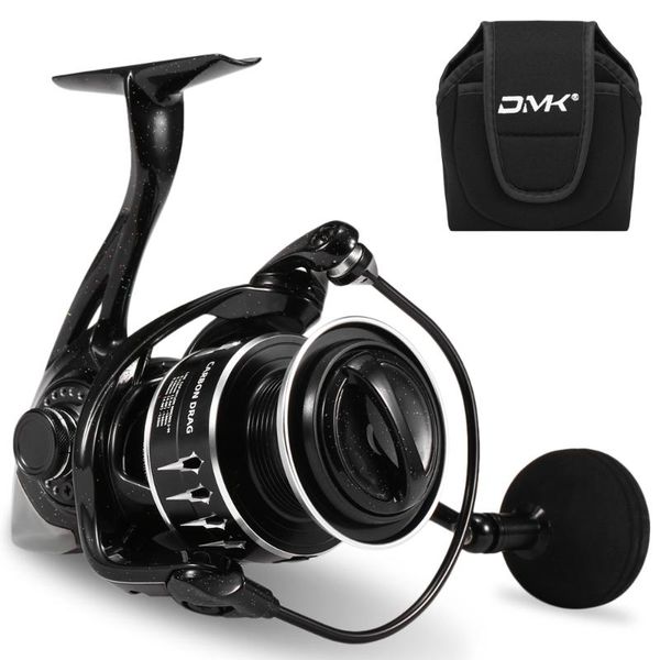 

lixada 2000rc 3000rc 4000rc 5000rc spinning reel 8+1bb 5.2:1 all metal freshwater saltwater power fishing with cover bag baitcasting reels