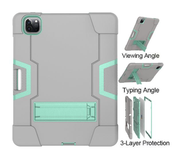 Tablet casos para Huawei T3 9.6 T10 / T10 10.4 Aproveite 2 10.1 / Honra 6 10.1 V6 MatePad 10.1 10.8 M5 Lite 10.1 polegadas Kickstand Funções de choque cobertura à prova de caneta