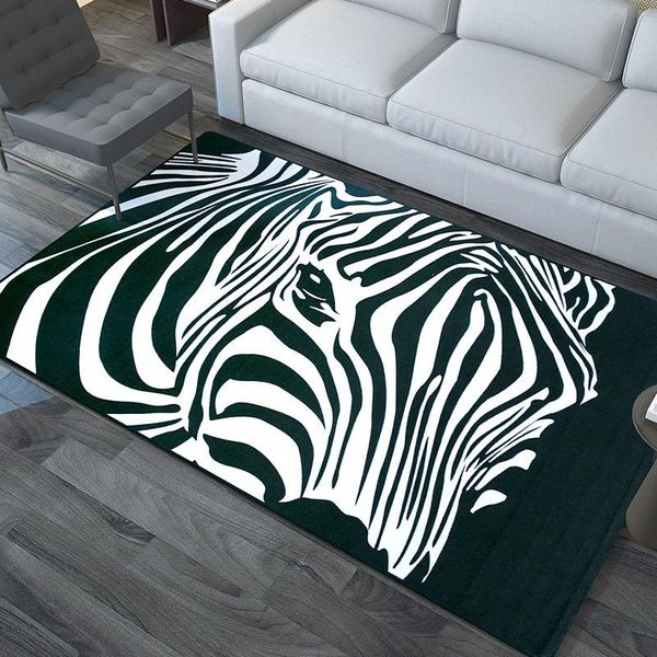 

carpets big size zebra striped for living room home bedroom rugs and coffee table area rugs/floor mat