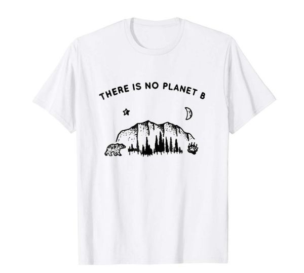 

r2 there is no planet b 100% cotton soft t-shirt white, White;black