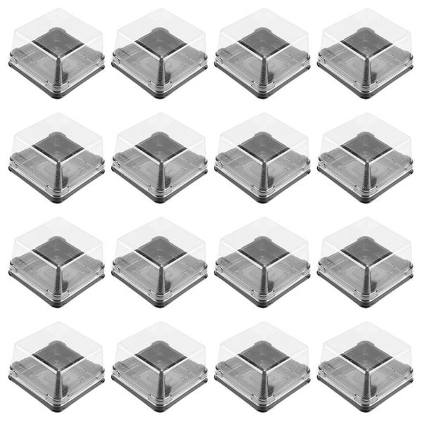 

gift wrap 1 set 100pcs 50g square egg-yolk puff packing box moon cake