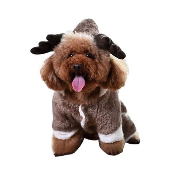 

dog apparel pet fleece colthes autumn winter clothes for samll cloth christmas costume jumpsuit puppy coat jacket chihuahua pug clot