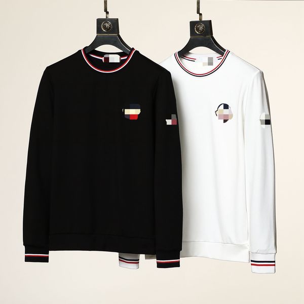 

2021 designer hoodies for men tech fleece mens t shirts france fashion brand women luxury armband sweatshirt casual street hoodie 789010, Black