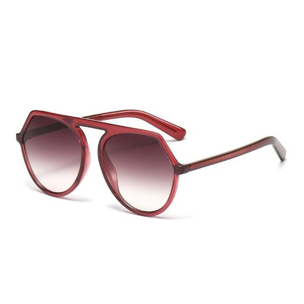 

sunglasses est fashion female brand designer trendy colorful lens women sun glasses oversize shades, White;black