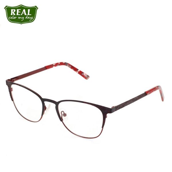 

fashion sunglasses frames real metal eyeglass men women eyewear prescription glasses optical frame, Black