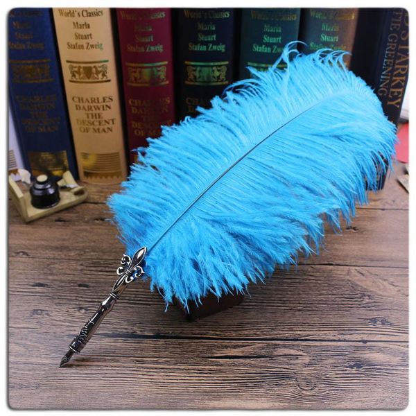 

feather signature pen with stand fountain pens