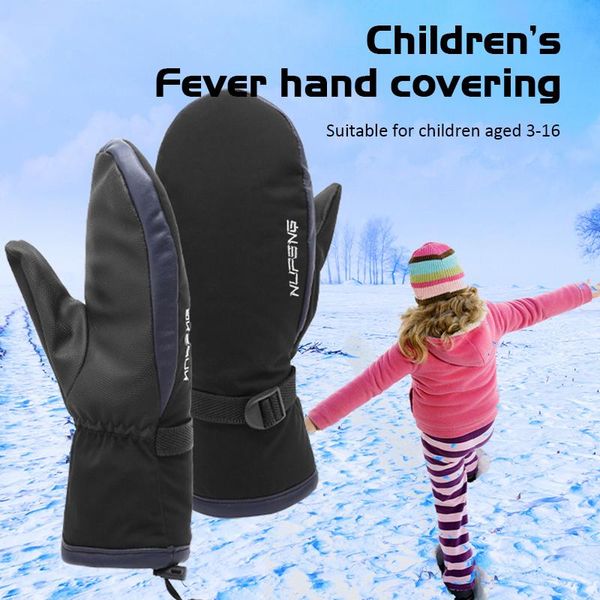 

electric heating mitten gloves cycling full finger heated mittens touch screen waterproof windproof mens womens warm 1 pc, Black