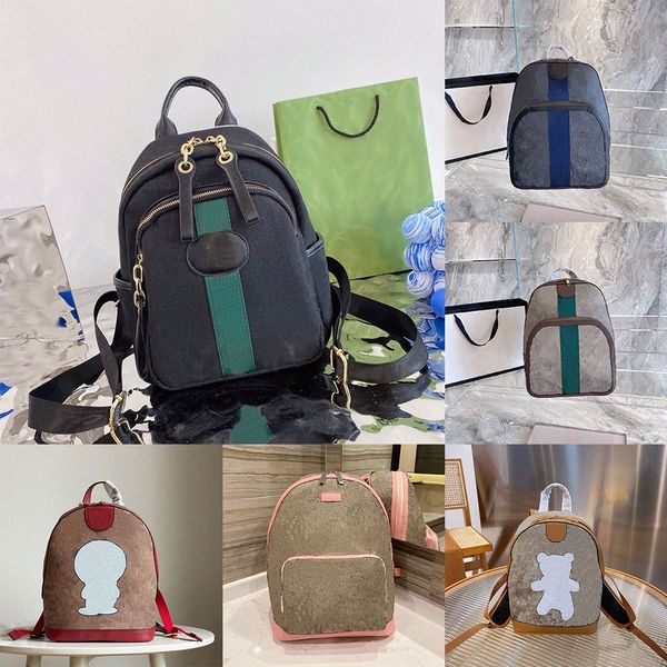 

designers classic double g multi-functional men women backpack general school bag shoulder messenger wallet handbag l3iy#