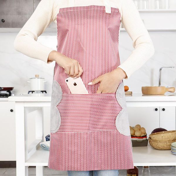 

spring and autumn solid color apron kitchen aprons