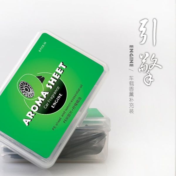 

car air freshener 8 pcs solid perfume supplement vent auto refill outlet