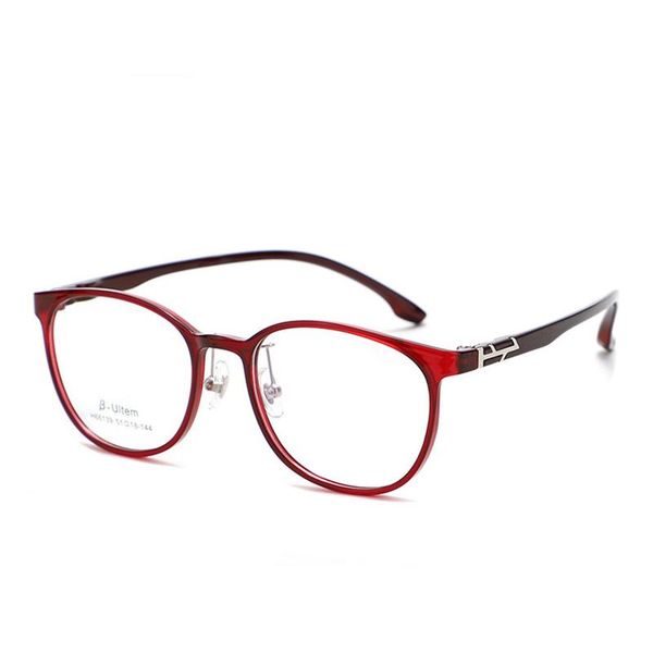 

fashion sunglasses frames durable plastic steel spectacle men's light and tough casual eyeglasses ladies trendy comfortable myopia eyew, Black