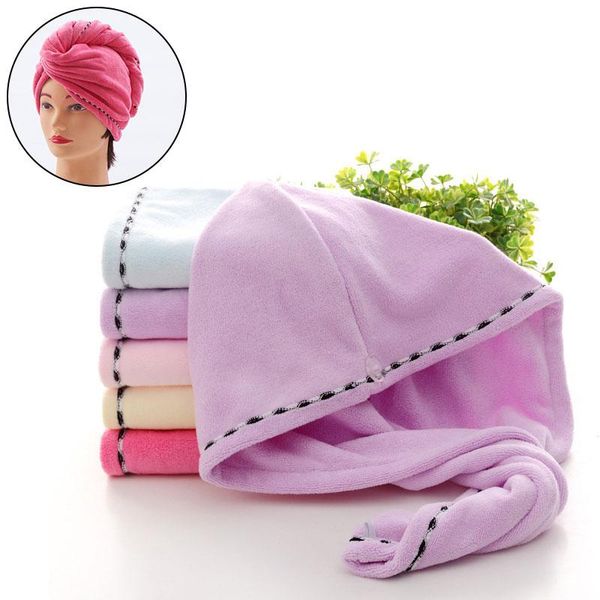 

towel shower cap skin-friendly absorbent dry hair delicate comfortable thicken